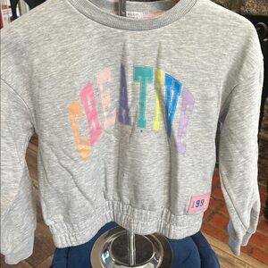 Primark Gray Kids Sweatshirt with Colorful Print